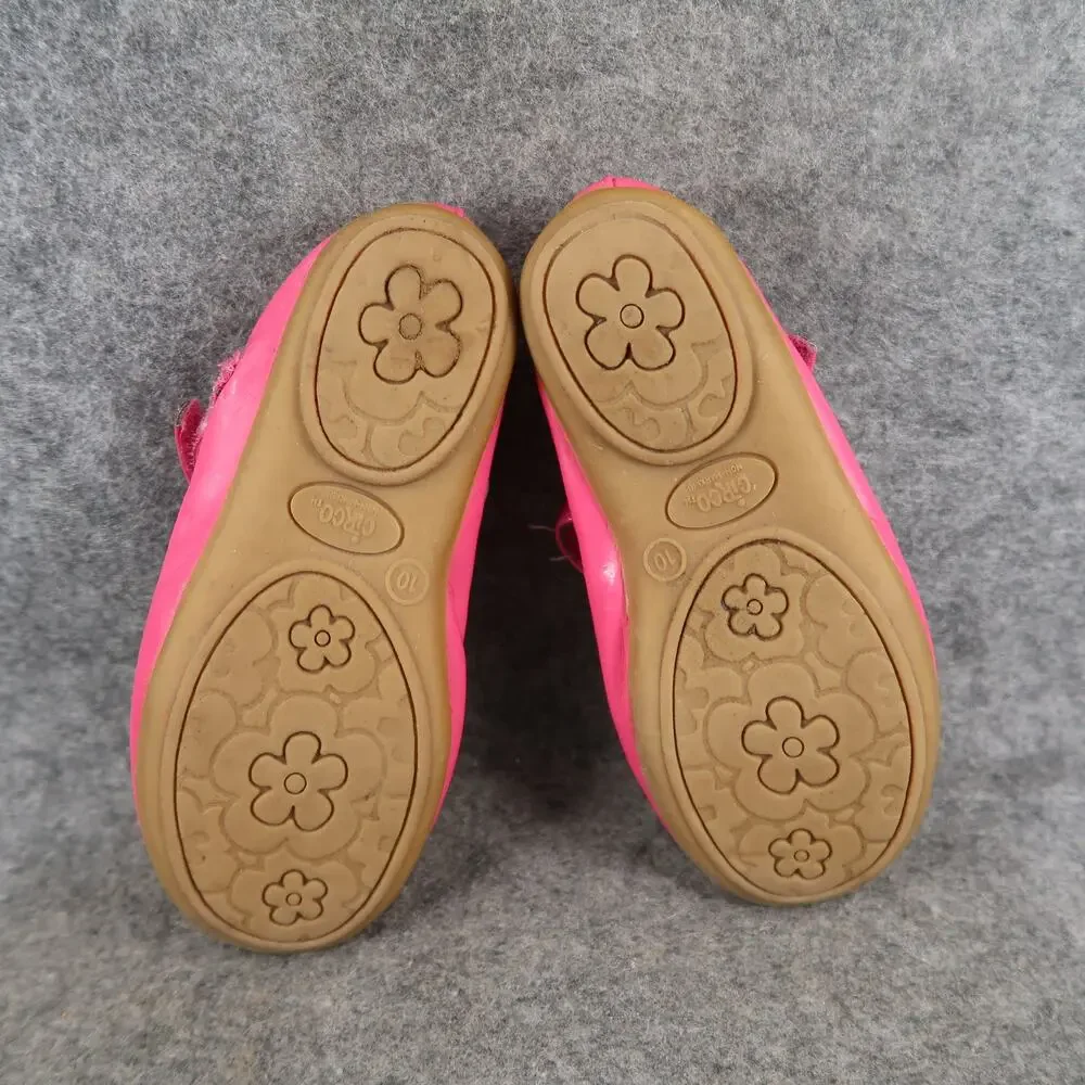 Circo Shoes Kids Toddler 10 Ballet Flats Mary Jane Strap Pink Bow Round Toe Girl
